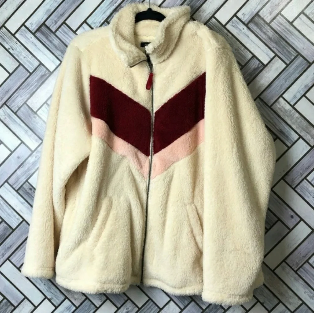 Torrid Chevron Stripe Jacket Size 3 NWT - Picture 3 of 4